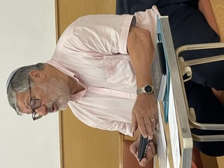 Warren reading poem